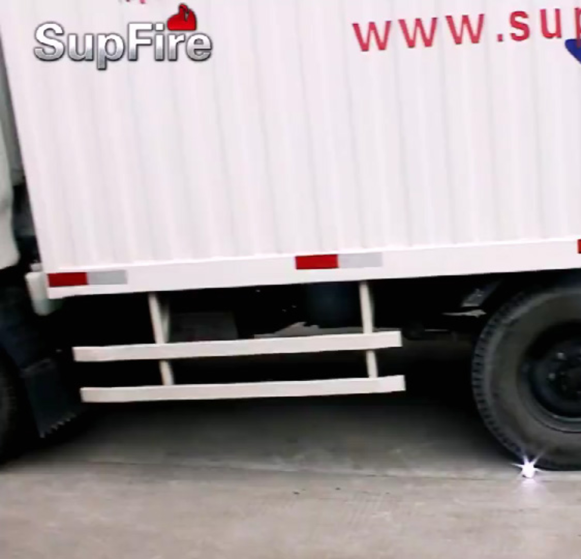 Flashlight Pressure Test: Crazy Crushing by a large Truck!