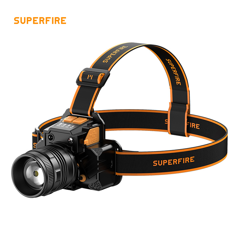 SUPERFIRE HL58 rechargeable zoom headlamp