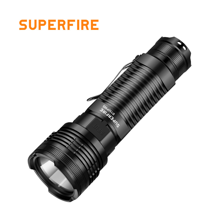 D15 P90 2000 lumen tactical flashlight