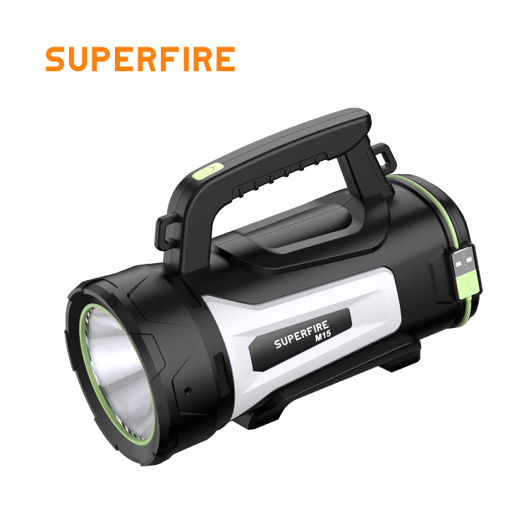 M15 LED Hand-held Boat Searchlight Rechargeable 6000 mAh