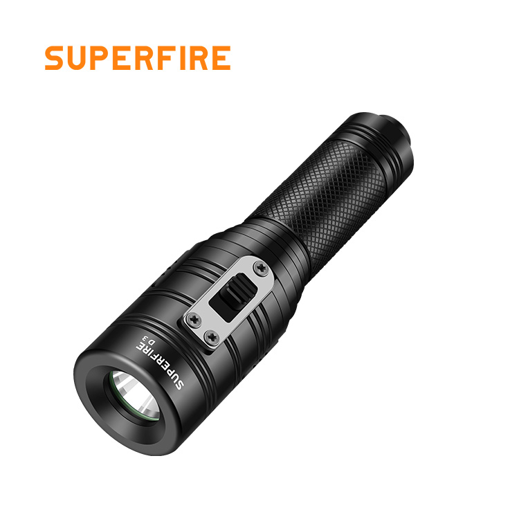 D3 High Power Diving Flashlight With Anti-slip Handle