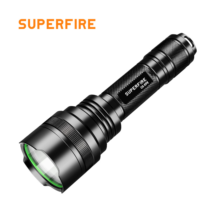 SUPERFIRE C8-XPE High power flashlight