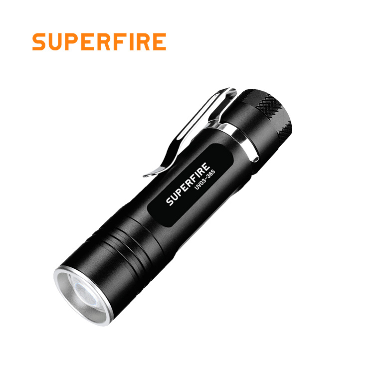 SUPERFIRE UV03 365nm uv flashlight