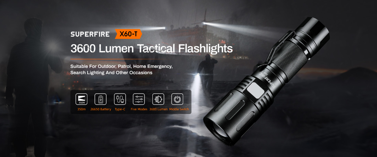 SUPERFIRE Tactical LED Flashlights Are The Highest Quality On The Market