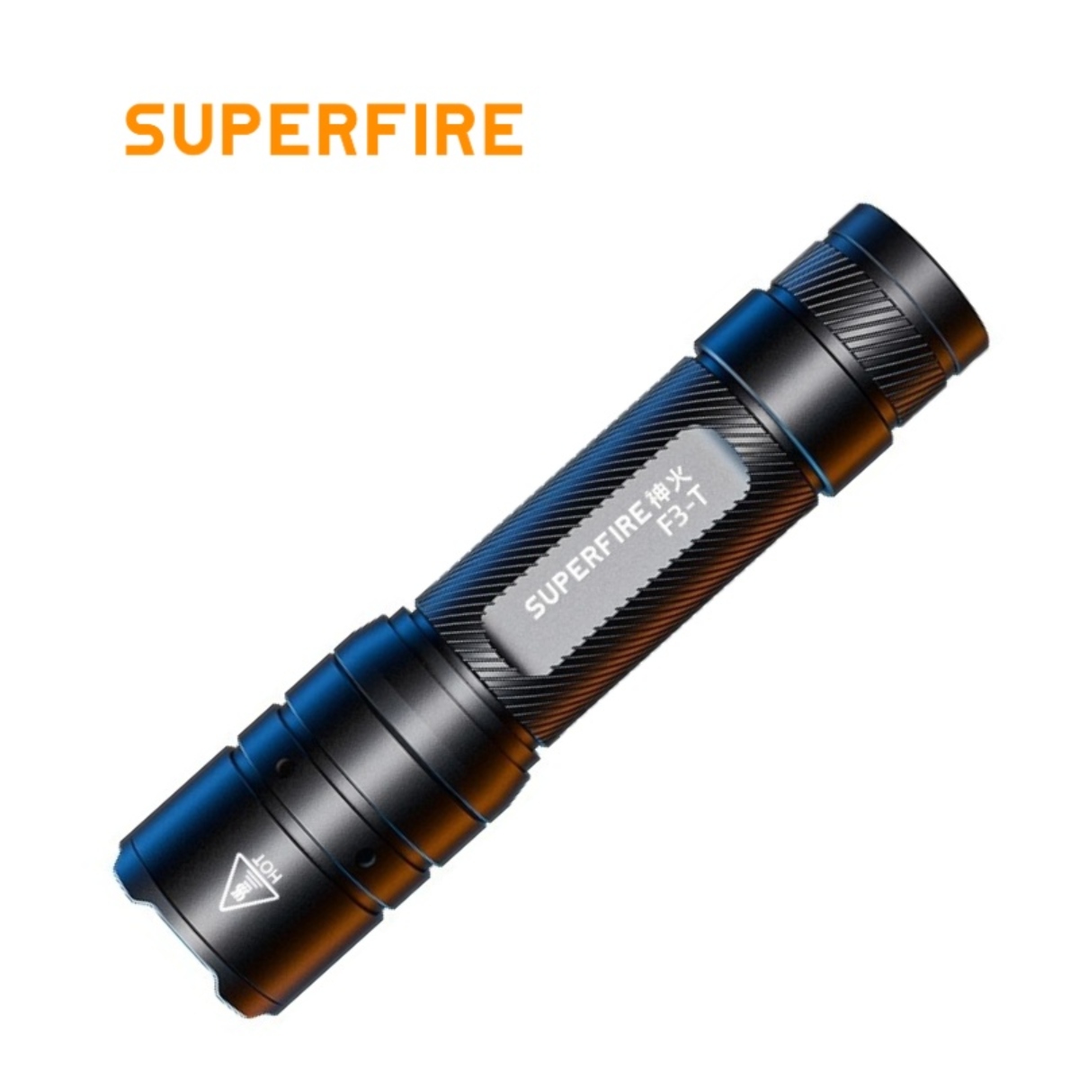 SUPERFIRE F3-T Telescopic Zoom Flashlight