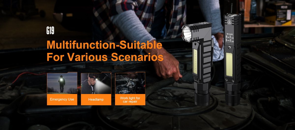 Illuminating SUPERFIRE Work Lights: Ideal for Inspection and Repair Tasks