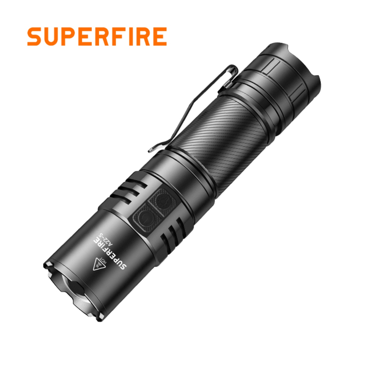 SUPERFIRE A22-S Waterproof Zoomable Flashlight